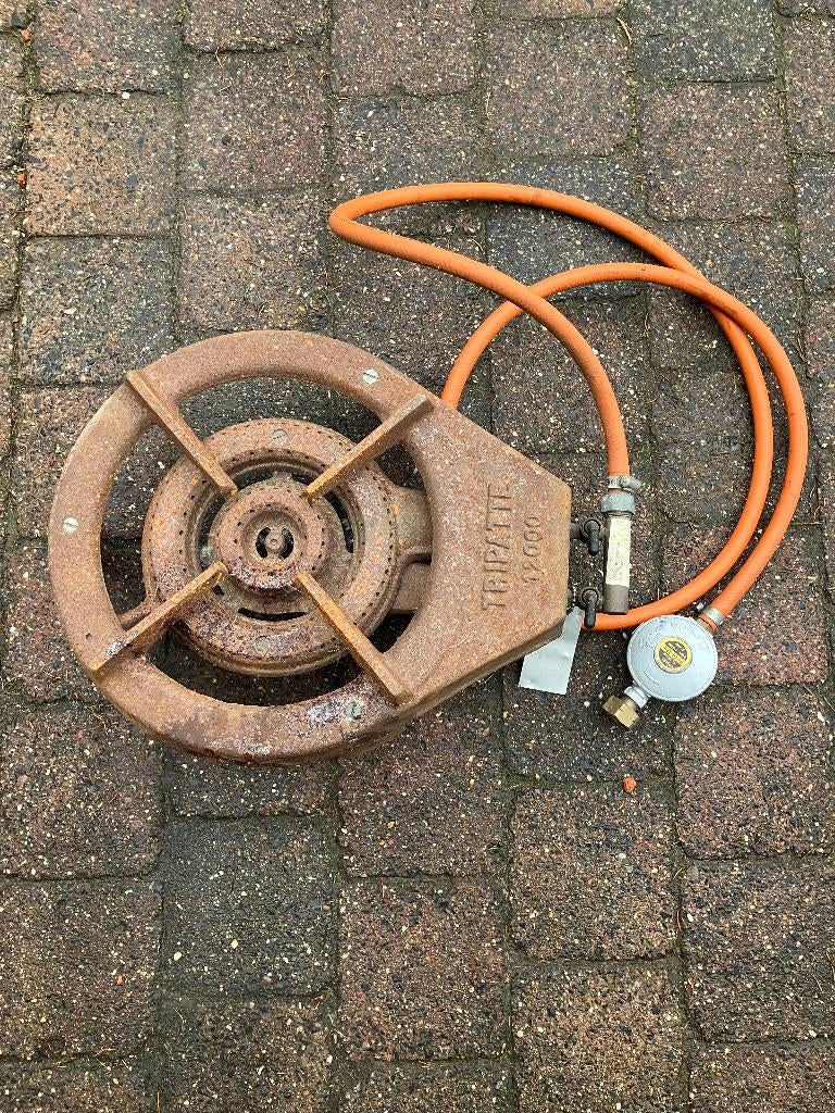 Gasbek gasbrander, Caravans en Kamperen, Kampeeraccessoires, Ophalen, Gebruikt