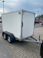 Gesloten dubbelas aanhangwagen 750kg, Ophalen, Zo goed als nieuw