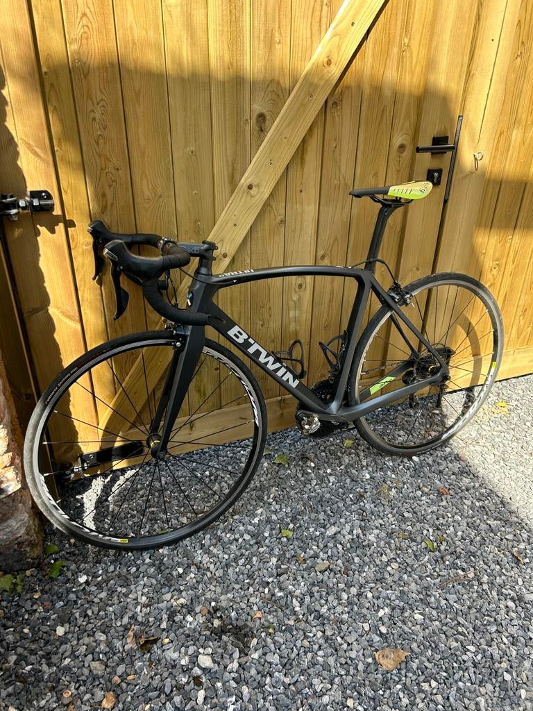 Btwin Ultra 900 CF carbone, Fietsen en Brommers, Fietsen | Racefietsen, Gebruikt, Carbon, Ophalen