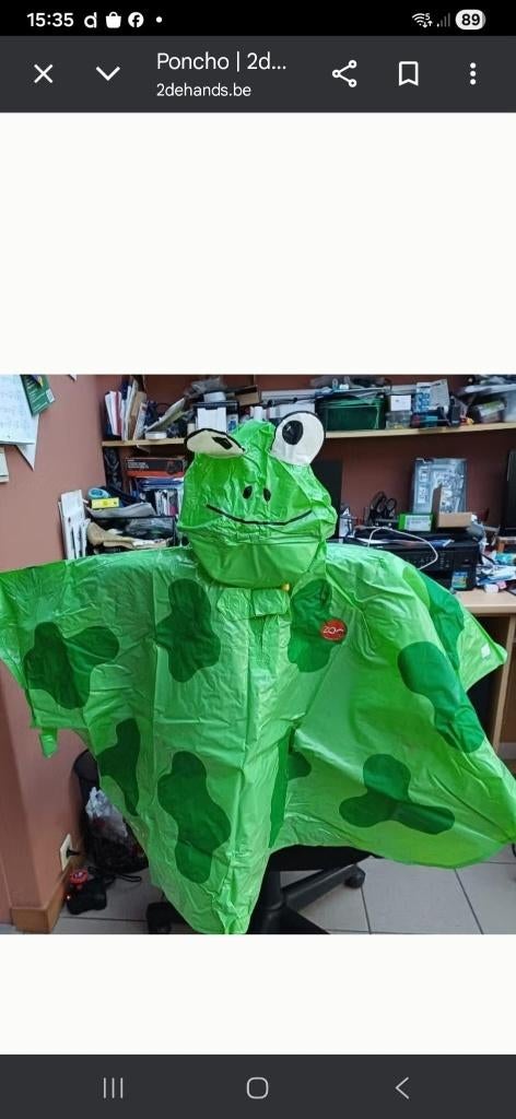 Regen poncho van zoo Antwerpen, Kinderen en Baby's, Kinderkleding | Overige, Ophalen of Verzenden, Gebruikt, Jongen of Meisje
