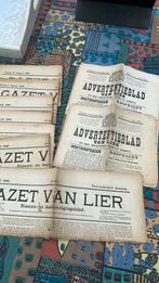 Oude kranten, Ophalen