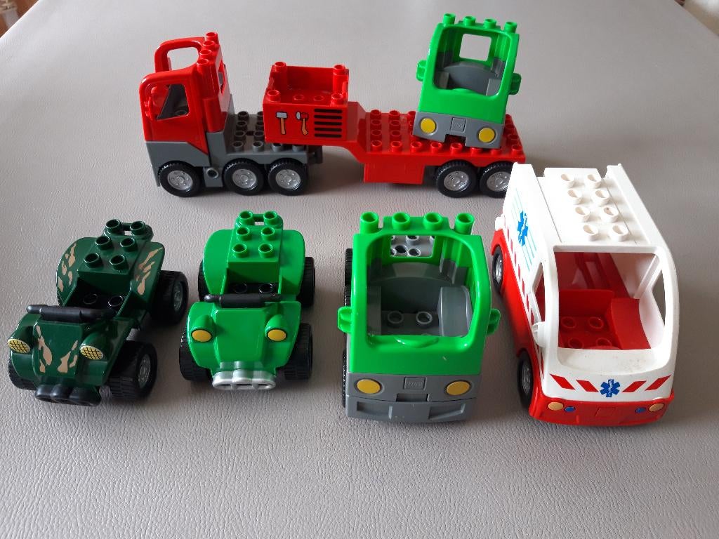 DUPLO (The LEGO Group) - Lot de plusieurs véhicules, Enlèvement, Duplo