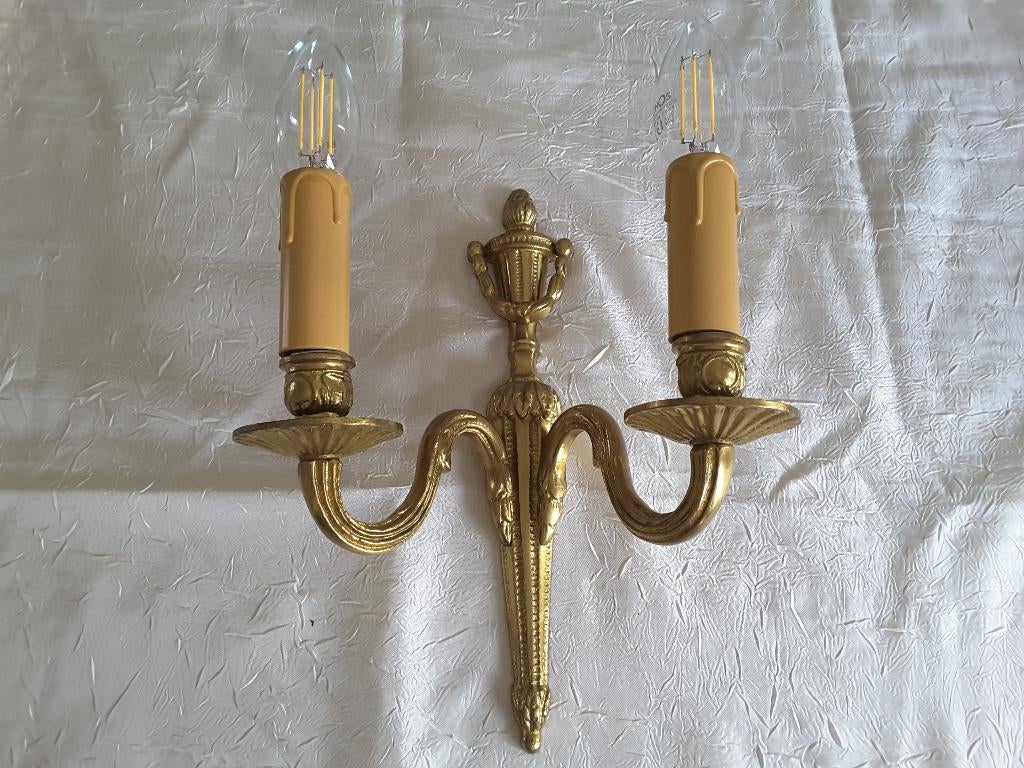 Wandverlichting, Maison & Meubles, Lampes | Appliques, Enlèvement, Utilisé, Métal, Klassiek