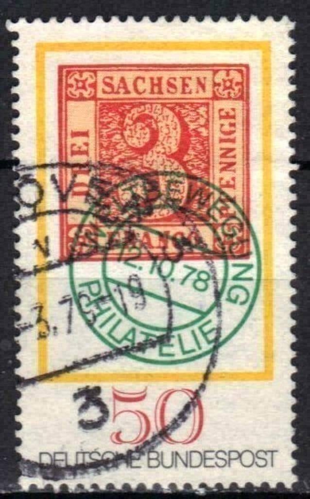 Allemagne Bundespost 1978 - Yvert 828 - Journée de la p (ST), Envoi, Affranchi