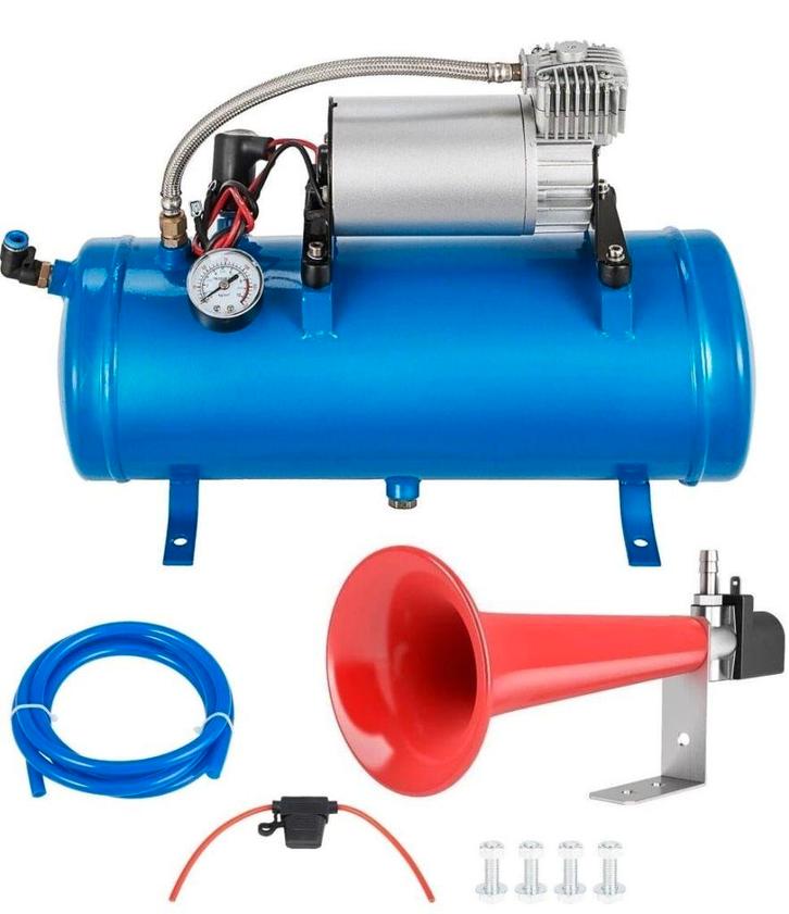 Compressor & turksefluit set (12V ), Autos : Divers, Autos divers Autre, Envoi