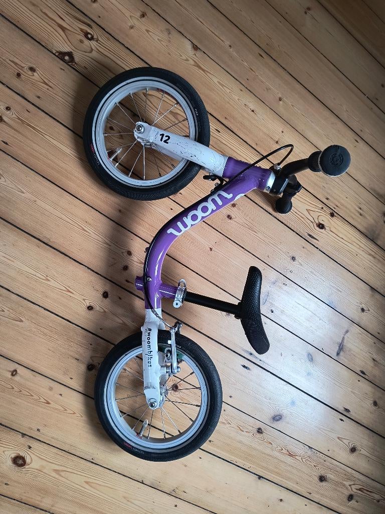 Woom 1 Draisienne mauve, Enlèvement, Utilisé, Vélo d'équilibre