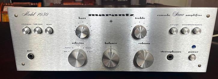 Marantz 1030 versterker - zeer goede staat - (1973-78), Audio, Tv en Foto, Versterkers en Ontvangers, Gebruikt, Stereo, Minder dan 60 watt