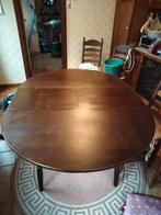 Table de cuisine hêtre massif et 4 chaises., Enlèvement