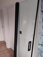 Porte de douche noire mate 70cm, Enlèvement, Comme neuf, Verre, Douche