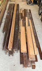 Grote partij massief eiken planken, Tuin en Terras, Palen, Balken en Planken, Ophalen, Zo goed als nieuw, Planken