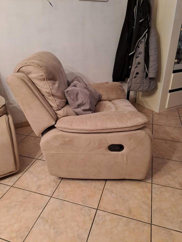 Salon complet, Maison & Meubles, Canapés | Repose-pieds & Poufs, Enlèvement