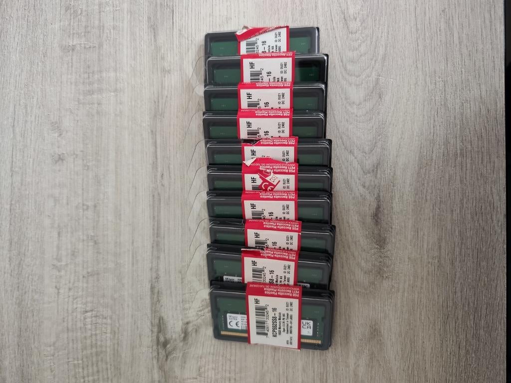 Verkoop van Sodimm DDR5- en DDR4 RAM-set voor laptop, Computers en Software, 8 GB, Refurbished, Ophalen of Verzenden, DDR5