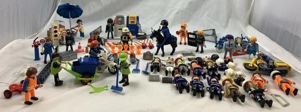 Playmobil Police Set 28 figurines Ensemble de réservoir pour, Envoi, Comme neuf, Ensemble complet