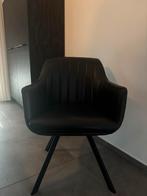 4 Eetkamerstoelen, Zwart, Maison & Meubles, Chaises, Enlèvement, Comme neuf, Noir