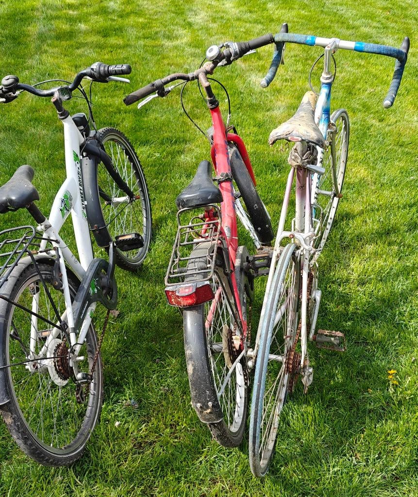 3 fietsen, Fietsen en Brommers, Ophalen, Gebruikt, Overige merken, Versnellingen