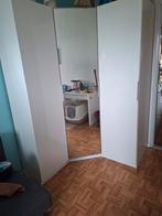 Armoire Ikea d angle donc de coin blanc laqué et mat, Maison & Meubles, Enlèvement
