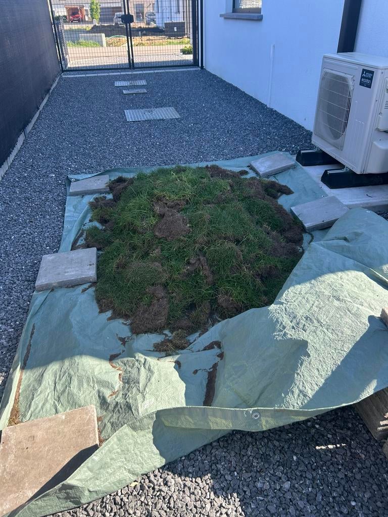 Zand/gras, Tuin en Terras, Gras en Kunstgras, Ophalen, Zo goed als nieuw, Gras