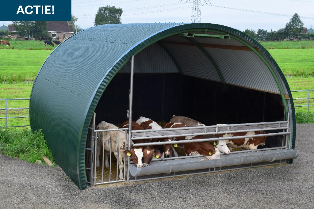 Abri pour animaux R5 –Hangar demi lune (kit de construction), Animaux & Accessoires, Box & Pâturages, Mise à l'étable