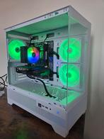 🔥RGB Gaming PC | 32GB RAM | 🐟FishTank Case!, Computers en Software, Met monitor, 32 GB, 250GB NVME SSD + 1TB HD, Zo goed als nieuw