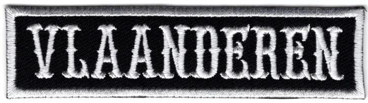 Vlaanderen stoffen opstrijk patch embleem, Motoren, Accessoires | Overige, Nieuw, Verzenden