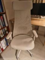 Chaise de bureau IKEA JÄRVFJÄLLET – Blanc – Ergonomique, Enlèvement, Utilisé, Blanc, Chaise de bureau