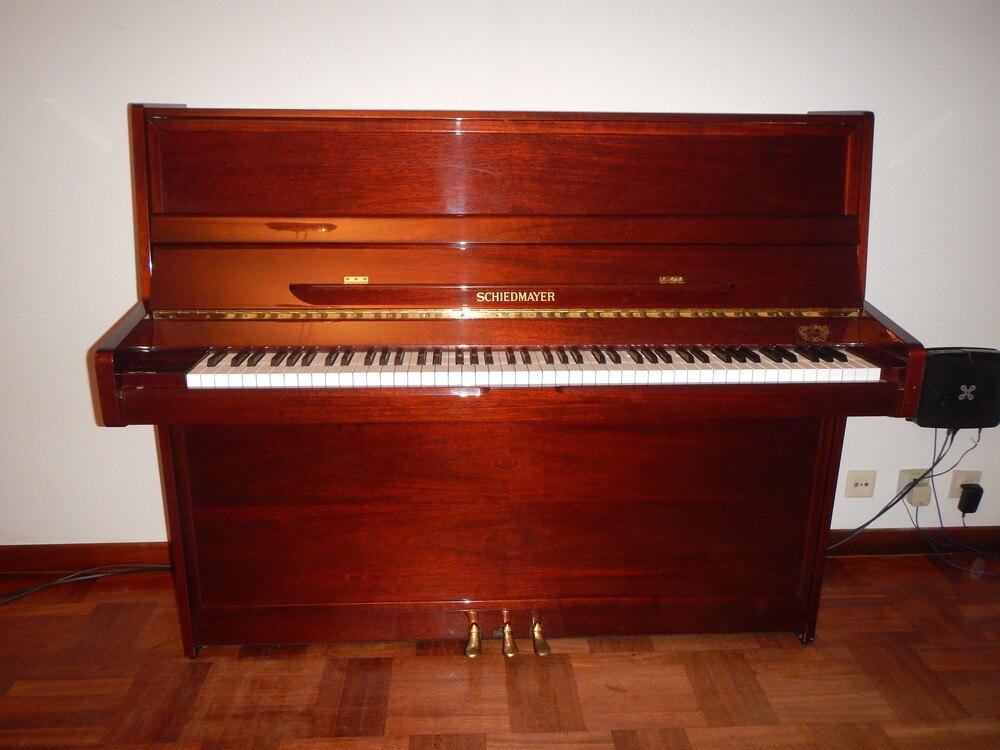 Piano Schiedmayer (acheté chez Kaufmann en 1988), Musique & Instruments, Pianos, Enlèvement, Utilisé, Piano, Autres couleurs