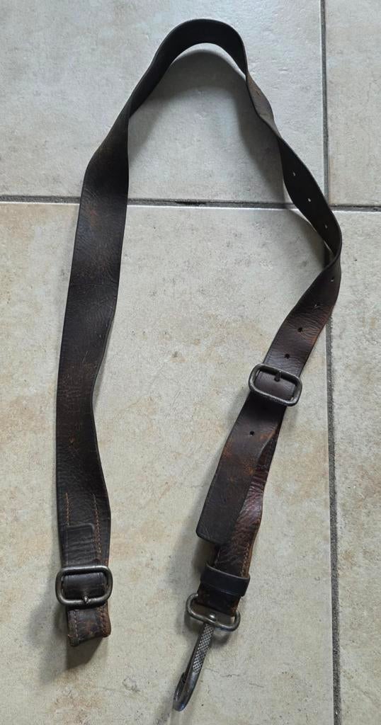 Ceinture en cuir allemande de la Seconde Guerre mondiale ?, Enlèvement ou Envoi, Armée de terre, Vêtements ou Chaussures