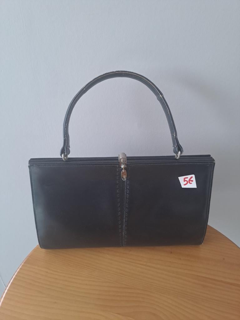 Vintage handtas, Handtassen en Accessoires, Tassen | Damestassen, Ophalen of Verzenden, Rood, Handtas