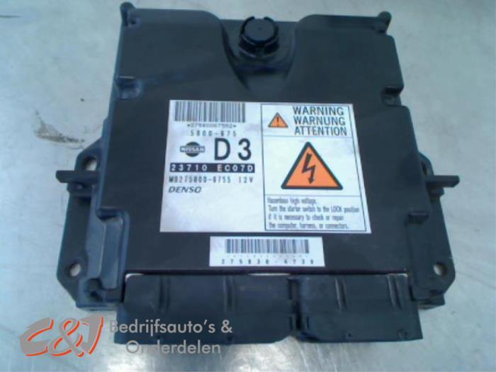 Serrure de contact + clé d'un Nissan Navara, -, 3 mois de garantie, Utilisé, -
