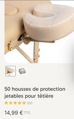 Housses jetables appuie tête chaise de massage, Ophalen, Nieuw, Massagestoel of Kussen