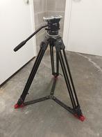 Trépied vidéo professionnel avec tête fluide, Avec rotule, 150 à 175 cm, Enlèvement, Utilisé