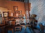 Lot de chaise tres  anciennes de café, Antiek en Kunst, Ophalen