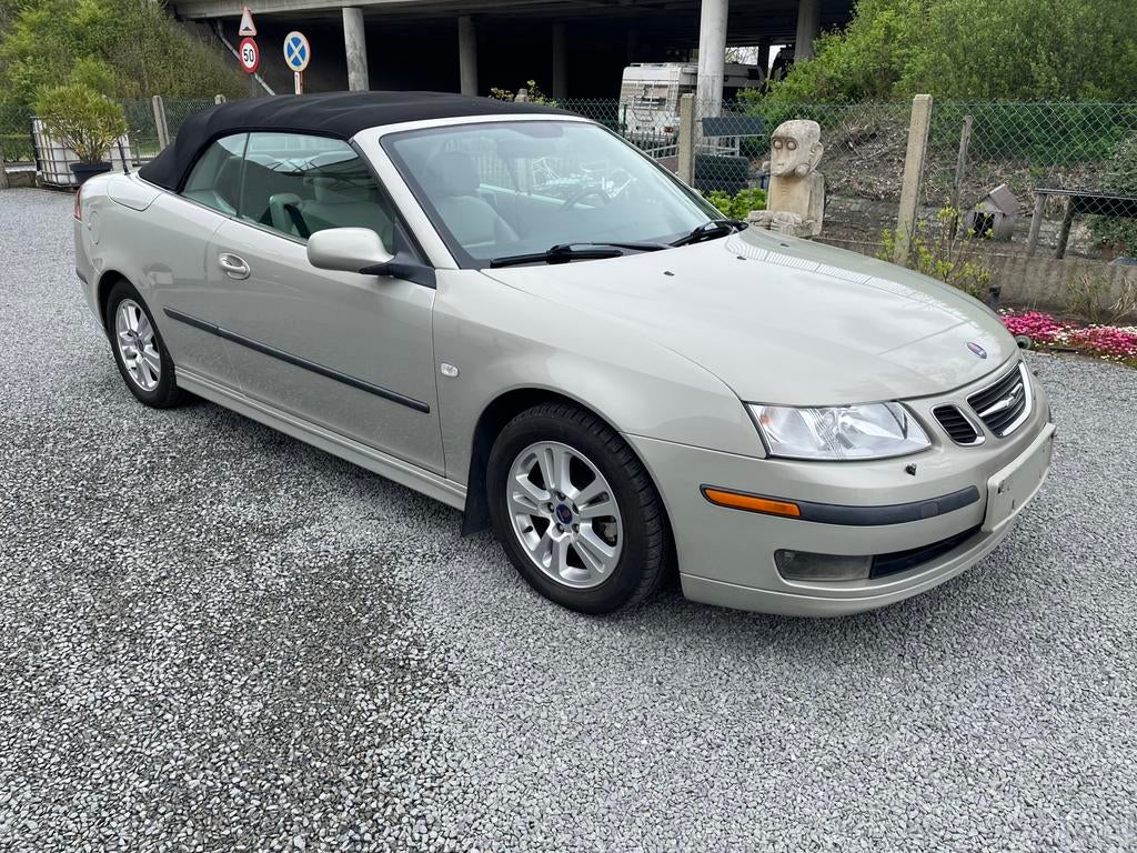 Saab 93 cabrio ‼️59.000 km’s‼️, Cuir, Achat, Particulier, Blanc