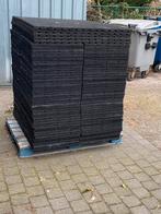 200 m2 rubber tegels (50x50 en 100x100) - direct beschikbaar, Sport en Fitness, Ophalen, Gebruikt