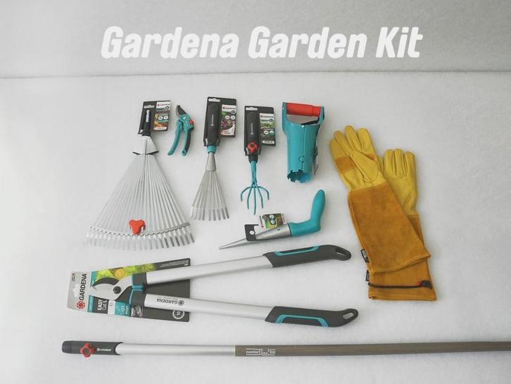 NOUVEAU kit de jardin Gardena - outils de jardinage, Jardin & Terrasse, Outils à main, Neuf, Râteau, Enlèvement ou Envoi