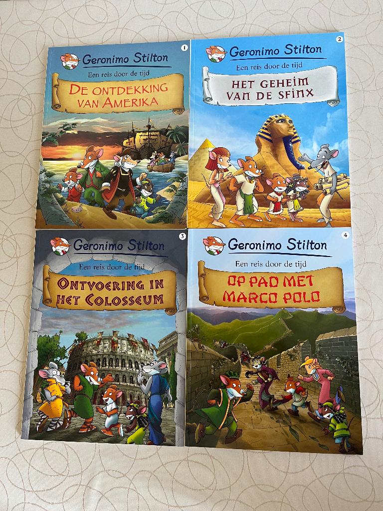 Strips van Geronimo Stilton, Boeken, Geronimo Stilton, Ophalen of Verzenden, Zo goed als nieuw, Meerdere stripboeken
