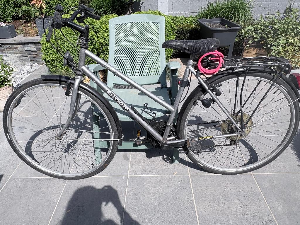 Vélo de ville GITANE - Beverly - Femme, Gebruikt, Velgrem, Versnellingen, 56 cm of meer