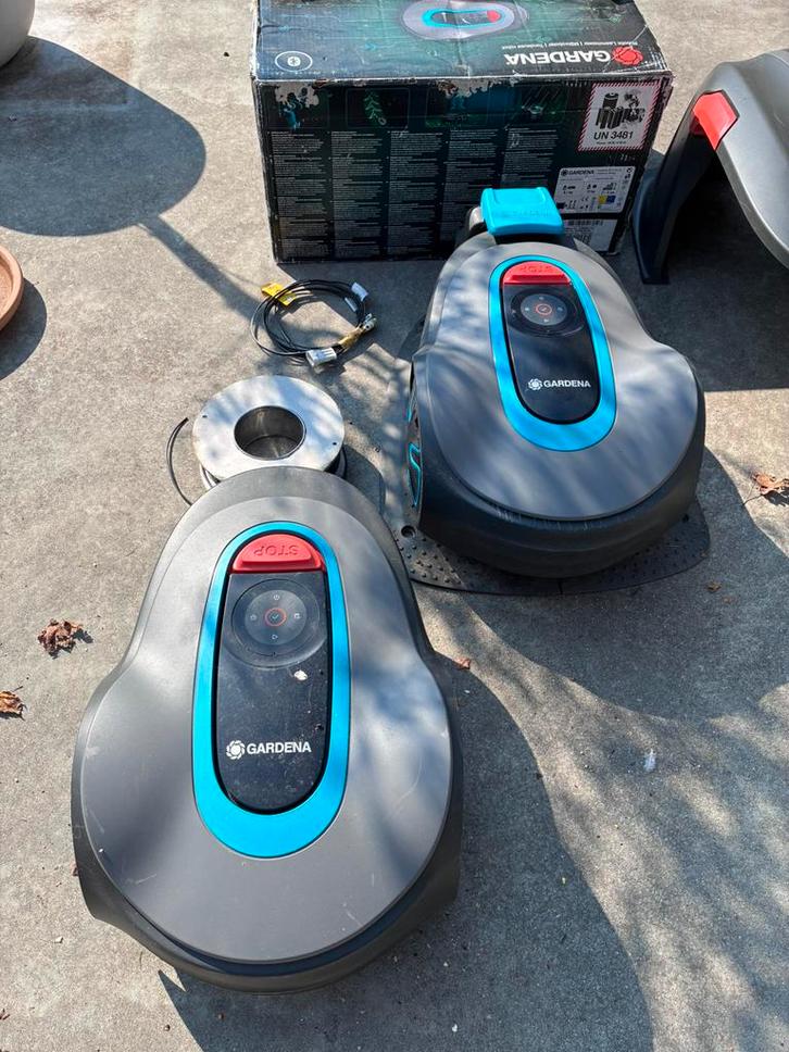 Gerdena minimo, Tuin en Terras, Robotmaaiers, Zo goed als nieuw, Ophalen