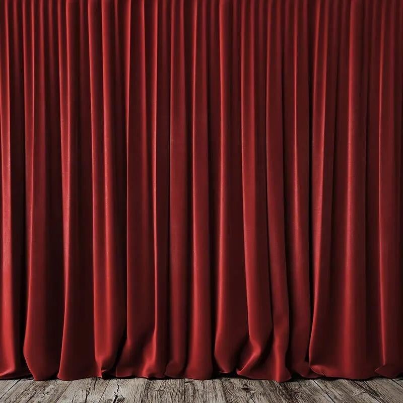 NIEUWE THEATERDOEK VLAMWEREND ROOD 3M BREED, 3 M HOOG, Ophalen of Verzenden, Licht, Geluidgestuurd