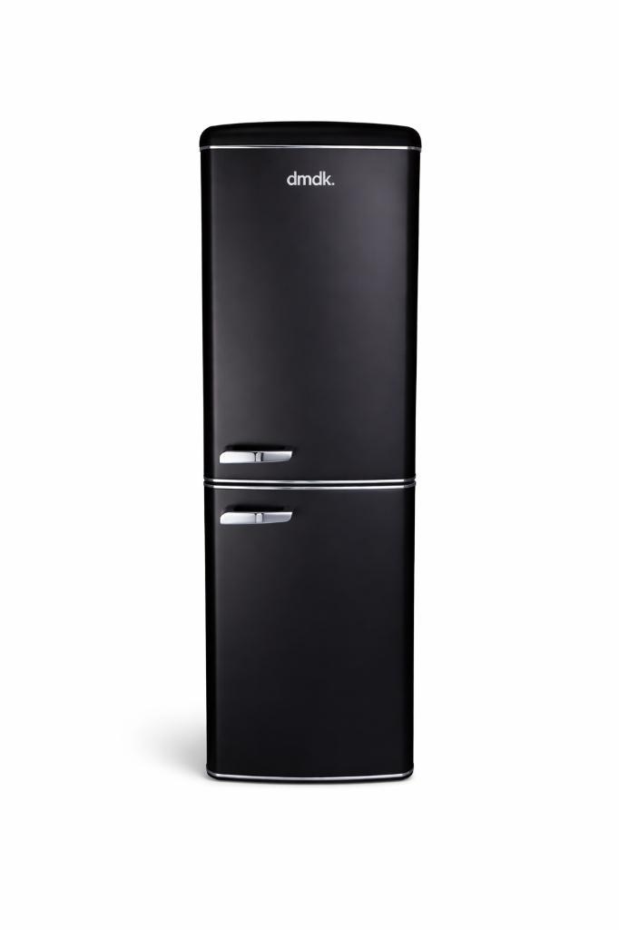 Dmdk DKB3 koelvriescombinatie koelkast no frost Zwart, Elektronische apparatuur, Koelkasten en IJskasten, Nieuw, Met vriesvak