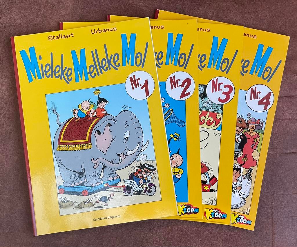 Mieleke Melleke Mol, Meerdere stripboeken, Ophalen of Verzenden, Zo goed als nieuw