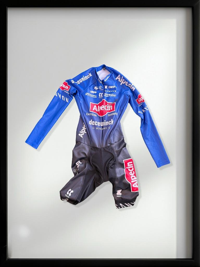 Speedsuit Alpecin Gianni Vermeersch usée et signée, Collections, Enlèvement, Utilisé, Maillot