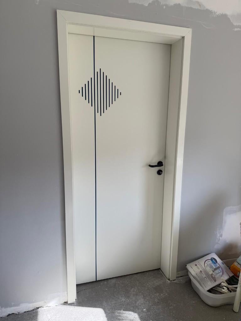 Portes Theuma à vendre, Bricolage & Construction, Fenêtres & Moustiquaires, Utilisé, Porte intérieure, 200 à 215 cm, 80 à 100 cm