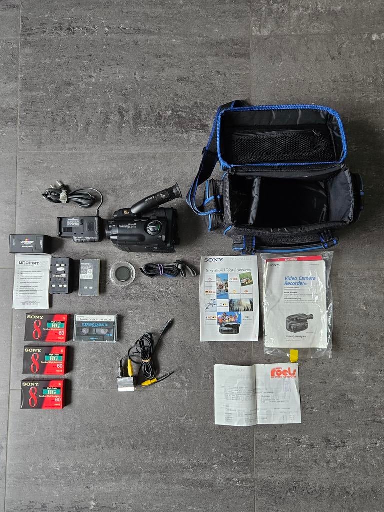 Sony Handycam Video8 – getest + complete set, Audio, Tv en Foto, Drones, Ophalen