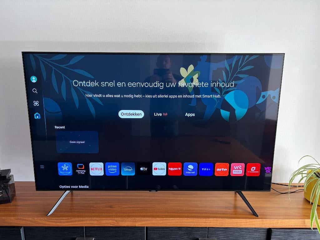 Samsung Smart Tv 4K chrystal HD scherm 55'' internet wifi, Audio, Tv en Foto, Televisies, Ophalen, LED, Zo goed als nieuw, Samsung