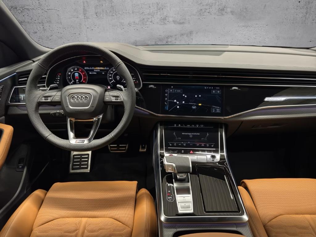 NEW RSQ8 PERF MEGA VOL LP 217850€ B&OADVA/CHASSADV/305/BLACK, Parkeerassistent, Zwart, Leder, 5 zetels