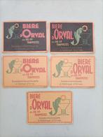 série de 5 cartes postales anciennes provenant d'un panneau, Collections, Marques & Objets publicitaires, Enlèvement, Panneau publicitaire