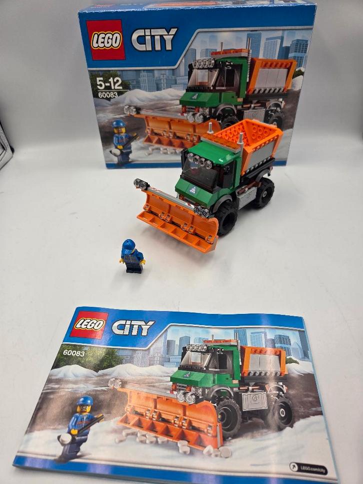 Lego City 60083 Snowplow Truck, Kinderen en Baby's, Speelgoed | Duplo en Lego, Zo goed als nieuw, Lego, Complete set, Ophalen