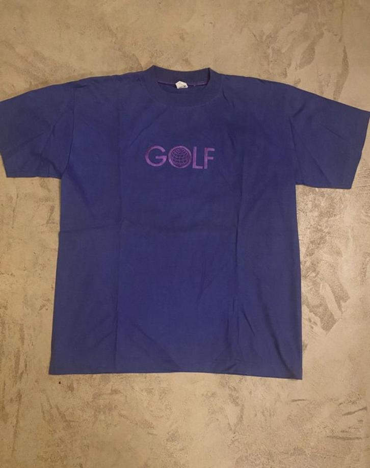 Wang Golf T-shirt „Globe” paars maat M, Kleding | Heren, T-shirts, Gedragen, Maat 48/50 (M), Paars, Ophalen