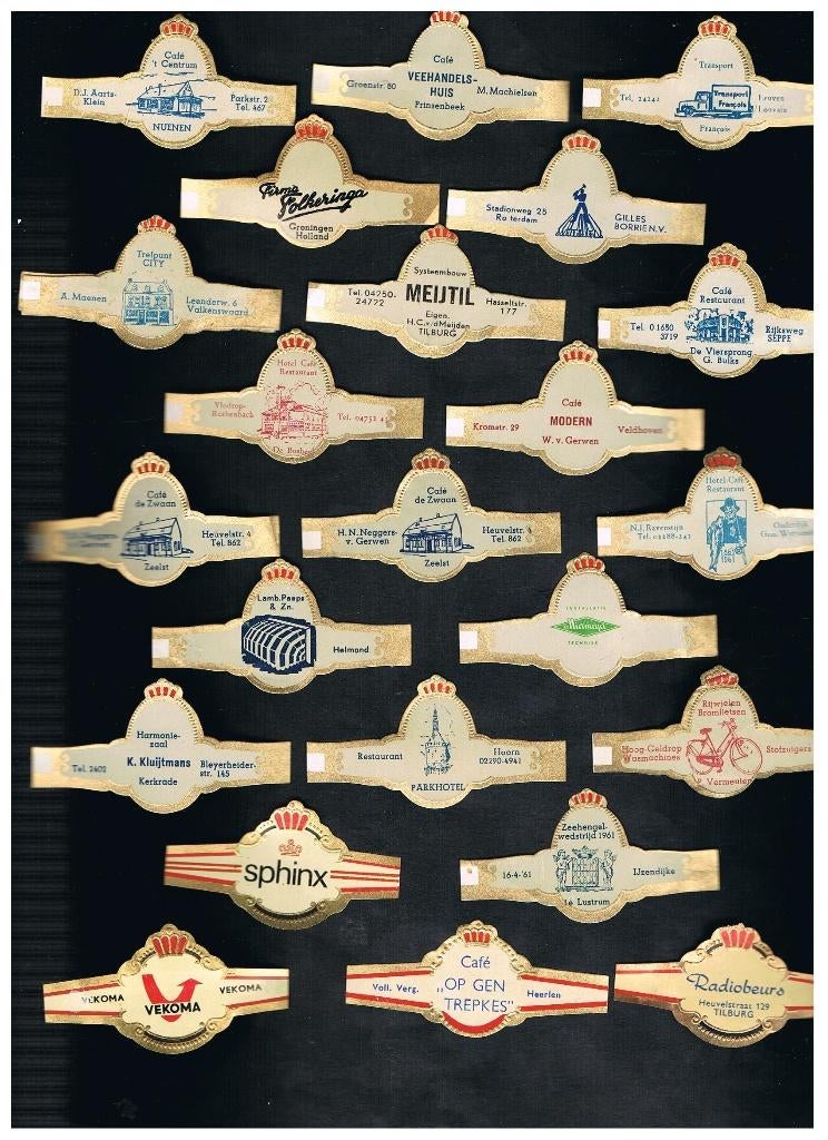 BANDES DE CIGARES - PUBLICITÉ POUR LES ABONNÉS, Collections, Articles de fumeurs, Briquets & Boîtes d'allumettes, Envoi, Comme neuf